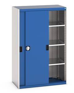 Bott Cubio Cupboard with Sliding Doors 1600H x1050Wx525mmD Bott Cubio Sliding Solid Door Cupboards with shelves and drawers 1600mm high option available 21/40013072.11 Bott Cubio Cupboard with Sliding Doors 1600H x1050Wx525mmD.jpg